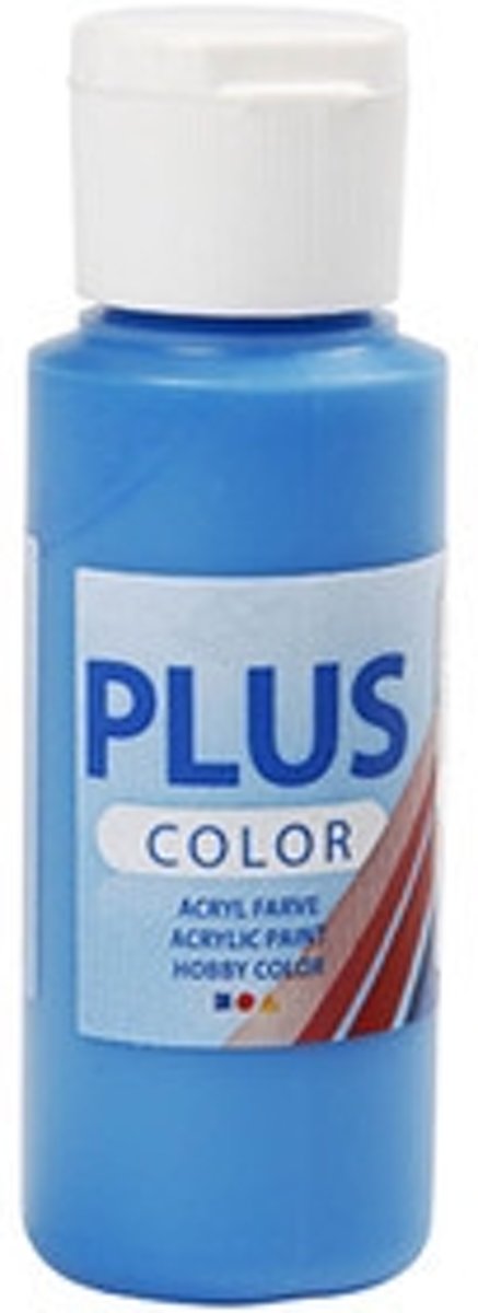 Plus Color acrylverf, primary blue, 60ml [HOB-39674]